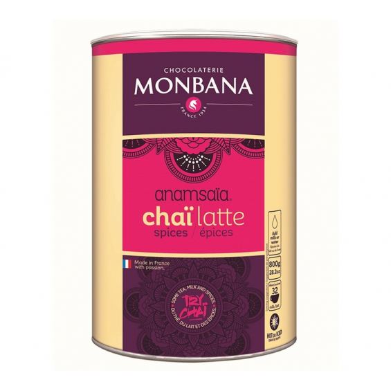 Préparation Chaï Latte Epices 800g - Monbana