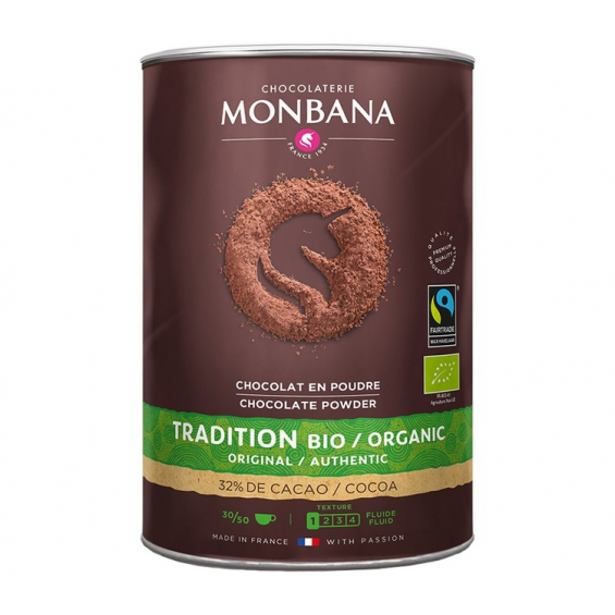 Chocolat en poudre trésor de chocolat - Monbana - 1 kg