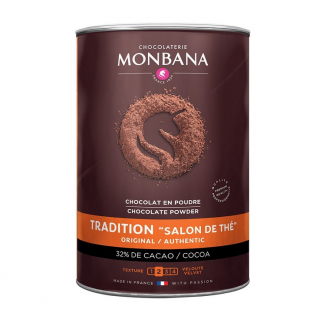 Chocolat en poudre salon de thé - Monbana - 1 kg