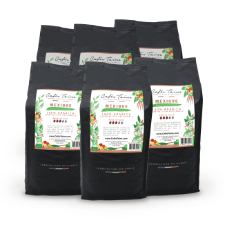 Café Mexique Altura Bio, rond et fruité, sachet Cafés Taine