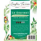 Café Le Gourmet 100 % Arabica, équilibré et aromatique, sachet Cafés Taine